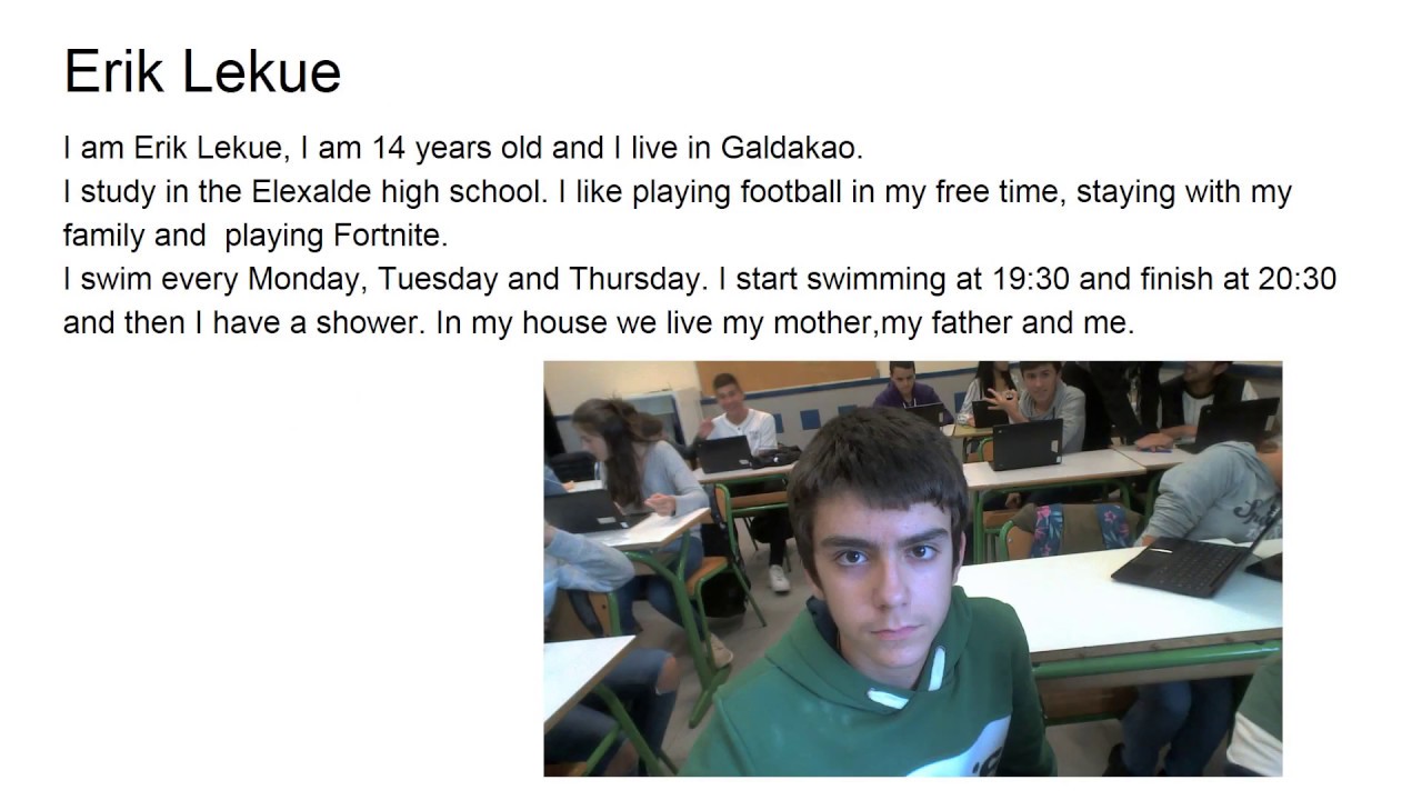 Presentations students Erasmus + PowerPoint