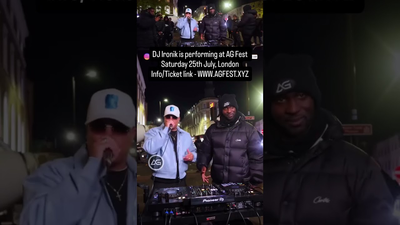 officialdjironik is performing at AG Fest 2026 - London
