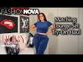 Winter 2024 Matching Loungewear Set Try On Haul Fashionnovacurve FashionNova ​⁠ ​ Ruby Red