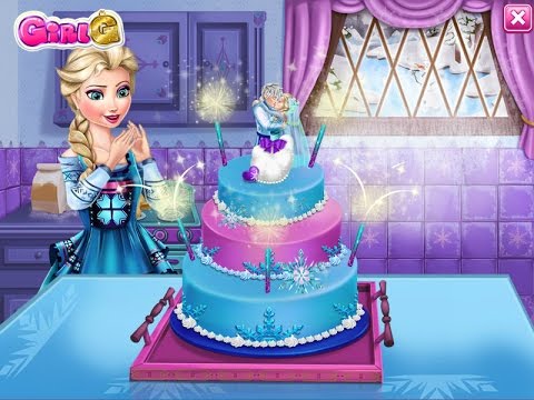 ♥ Frozen Elsa Jack Wedding Cake Game Episode ♥