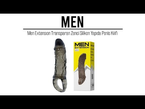 Men Extensıon Transparan Zenci Silikon Yapıda Penis Kılıfı