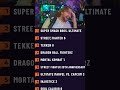 TOP 10 FIGHTING GAMES