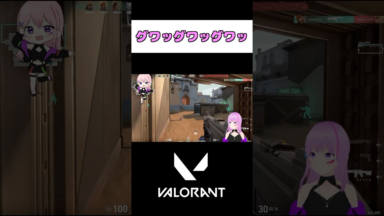 ウイングマン「グワッグワッ！」  #vtuber #たったそ  #shorts #valorant #valorantclips
