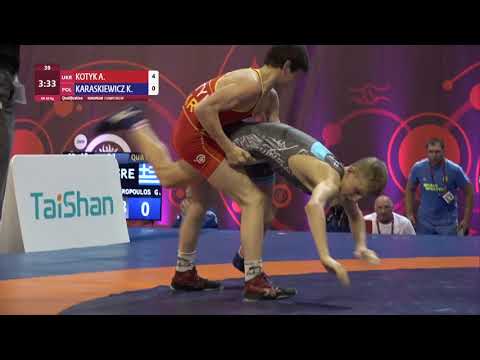 Qual. GR - 48 kg: A. KOTYK (UKR) v. K. KARASKIEWICZ (POL)