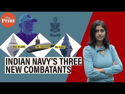 PM Modi commissions 3 new warships: All about new naval combatants Nilgiri, Surat & Vaghsheer