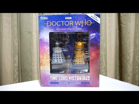 Dalek Drone & Emperor Figurine Set Time Lord Victorious