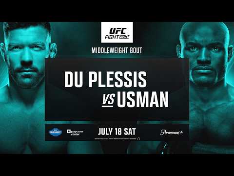 UFC Fight Night: Du Plessis vs. Usman Betting Odds Courtesy Of MyBookie