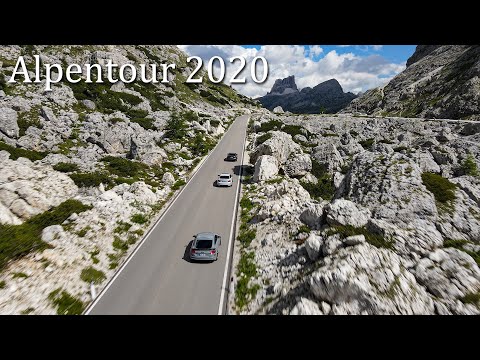 Alpentour 2020 best scenes (4k) - Porsche GT4 - BMW M2 + M2C + Audi TTRS