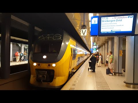 Arrival at Amsterdam Airport Schiphol by train, The Netherlands (2025) Train to Schiphol Airport