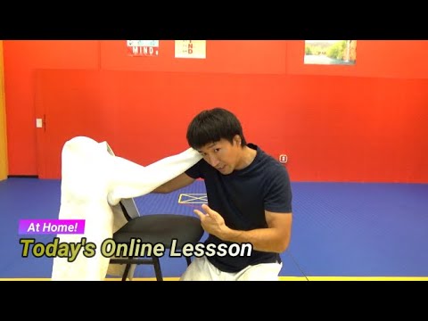 Sode-Tsuri-Komi-Goshi in an irregular way  | Online Judo Lesson You Can Do At Home Alone!