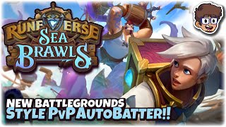NEW PvP AUTOBATTLER BATTLEGROUNDS ALTERNATIVE!! | Let's Try Runeverse: Sea Brawls