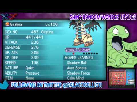 Pokemon X & Y Shiny Random Wonder Trade Live Stream! #2
