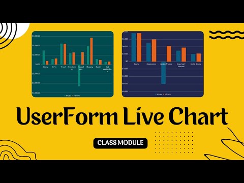 Captivating, Interactive UserForm Clustered Column Chart | Pundit Excel