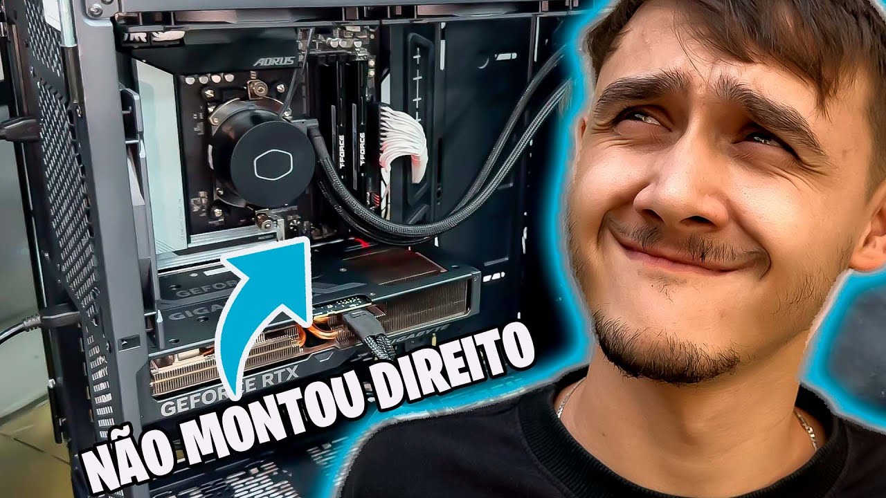Não Montou o PC direito e olha o que aconteceu