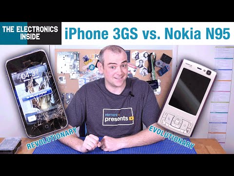 iPhone 3GS vs Nokia N95 Teardown Comparison - The Electronics Inside