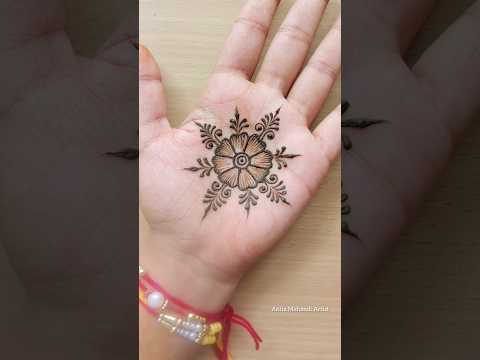 flower Mehandi design for hand #mehndi #henna #mehandidesigns #leastmehndi