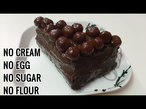 Chocolate eggless Pastry in Lockdown ONLY 3 INGREDIENTS! WITHOUT OVEN,EGG,MAIDA,CREAM #pastry