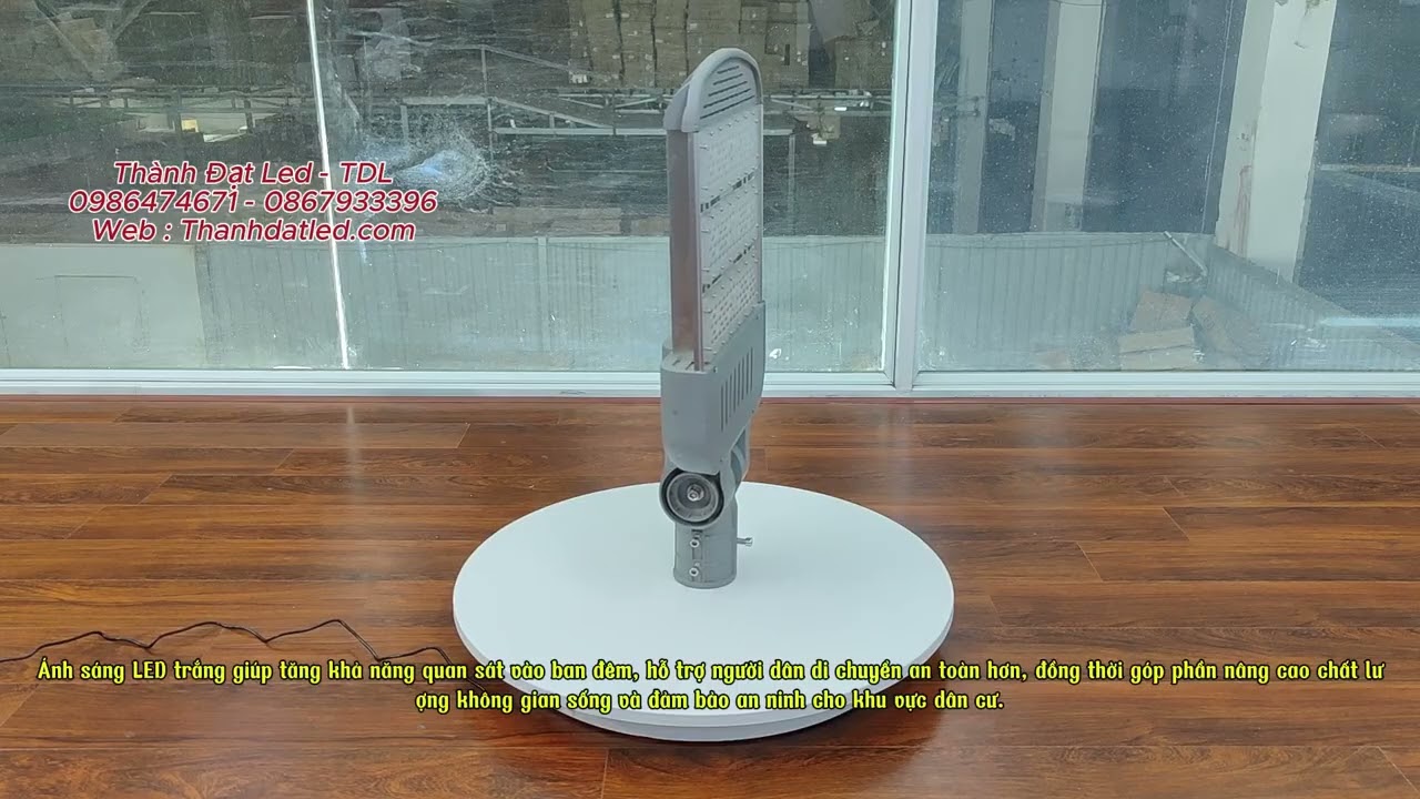 Video đánh giá hiệu quả chiếu sáng đèn đường LED TD14