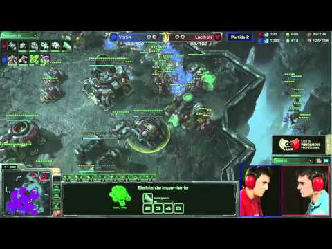 LucifroN vs VortiX (Mapa 2) - Final Cruce Ganadores Starcraft II - LVP Final Cup
