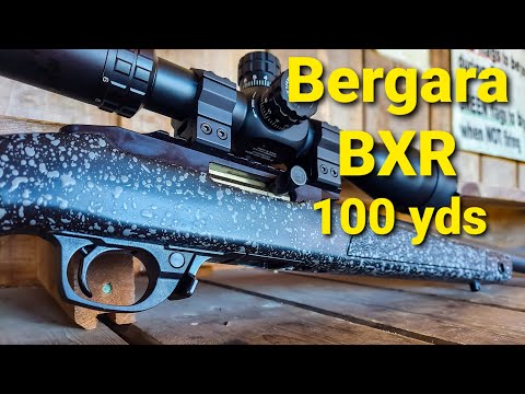 Bergara BXR - 100 Yard Groups (Sub MOA)