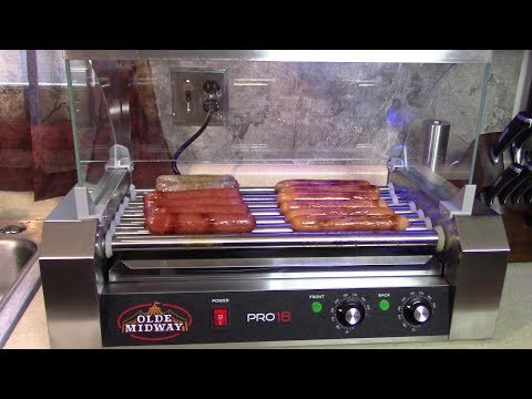 YouTube video about: How to clean a hot dog roller grill?