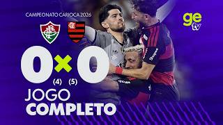 FLUMINENSE X FLAMENGO | AO VIVO E COM IMAGENS | CAMPEONATO CARIOCA | GE TV