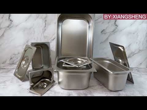 Stainless steel 1/2 gn pan, for restaurants / hotels, depth:...