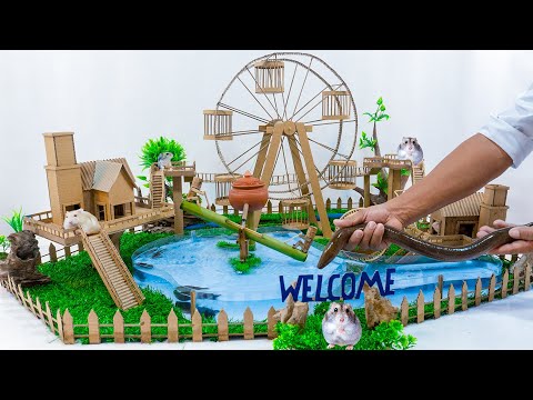 Build Swimming pool For Eels in Hamster House Playground