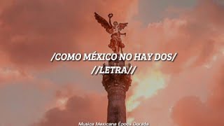 Vicente Fernandez Como Mexico No Hay Dos Letra