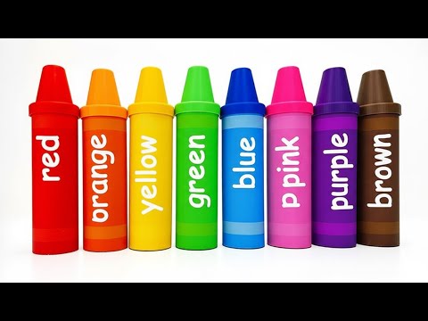 Crayon Surprise Fun! 🌈🖍️ Colors & Toy Play for Toddlers and Kids
