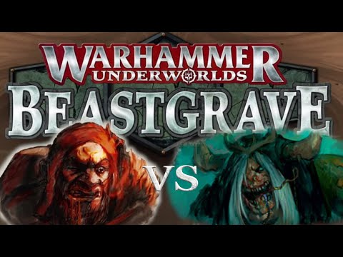 Underworlds Beastgrave - Battle Report - Hrothgorn's Mantrappers vs The Wurmspat!