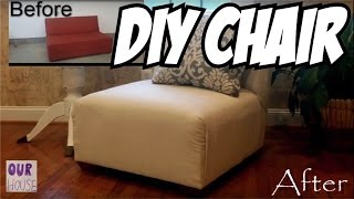 How to Make Furniture Lounge Chairs from 1 Sofa - OurHouse DIY