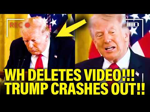 Trump CRASHES OUT Before BIG ADDRESS…WH DELETES VIDEO!!!!