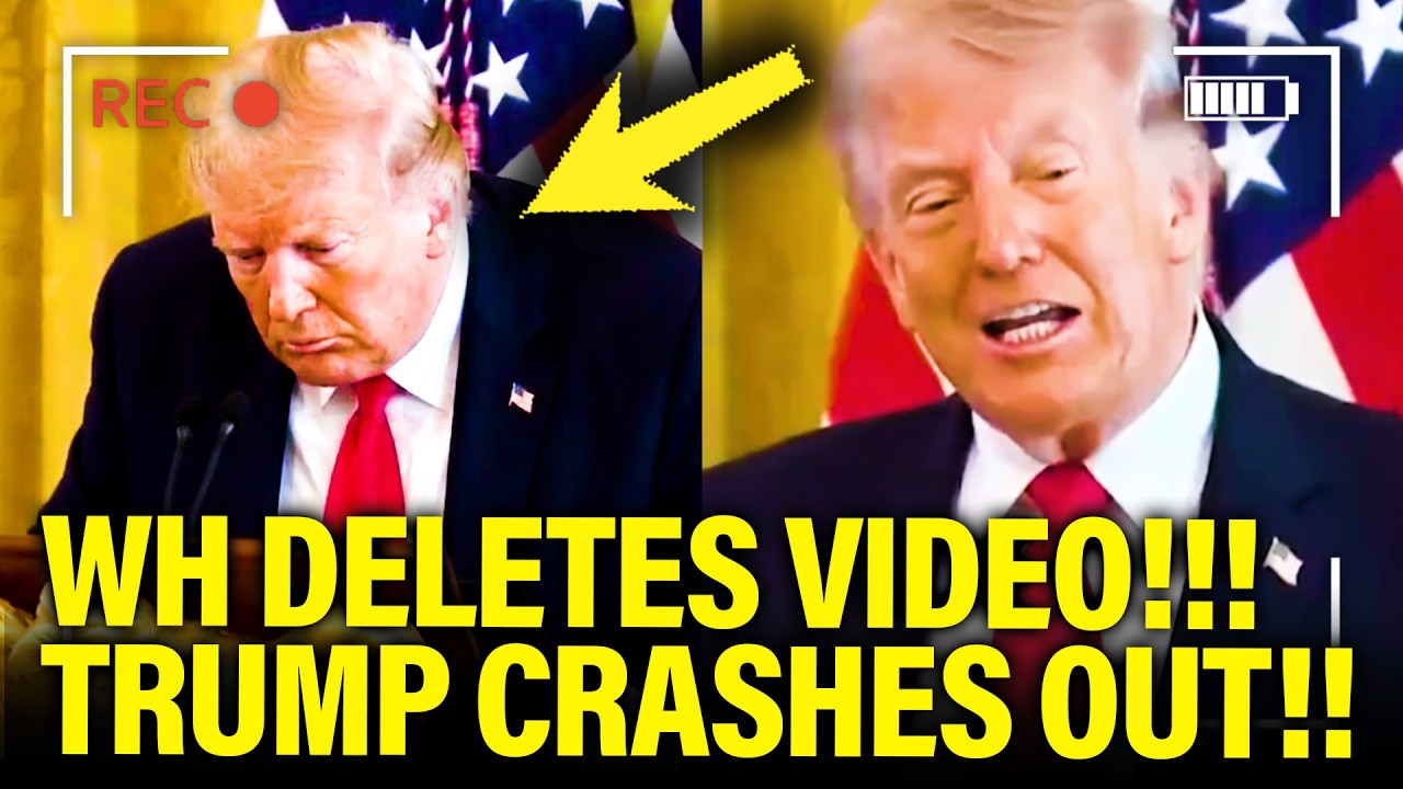 Trump CRASHES OUT Before BIG ADDRESS…WH DELETES VIDEO!!!!