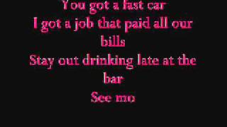 Mutya Buena - Fast Car (Lyrics)