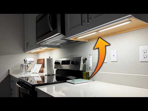 DIY Under Cabinet LED Lighting - Easy and AFFORDABLE