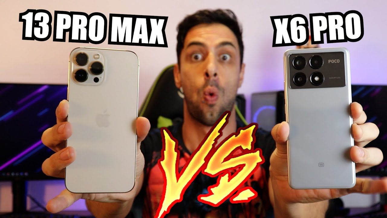 POCO X6 PRO VS IPHONE 13 PRO MAX! QUAL É O IDEAL PARA VOCÊ?