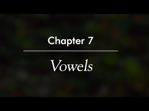 Some Thoughts on the Heart of Art Song, by Elly Ameling - Chapter 7 Vowels