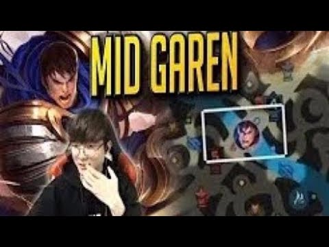 Trying Mid GAREN AGAIN!   Faker's Stream Highlights Translated