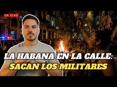 🔴 La Habana bajo tensión: crecen los cacerolazos, salen los paramilitares y el régimen no cede