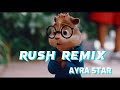 AYRA STARR- RUSH REMIX(Music Video) Chipmunk Cover. Kanaple Extra