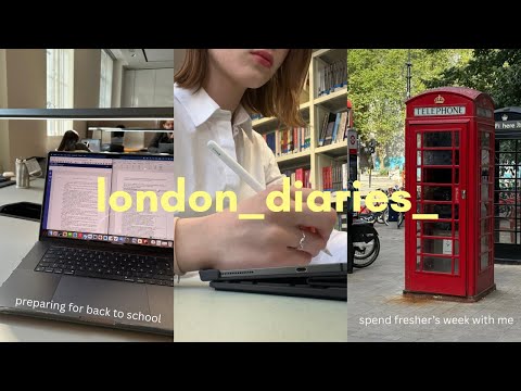 back to uni in london 🍁 freshers week, work & cozy student life at king’s college