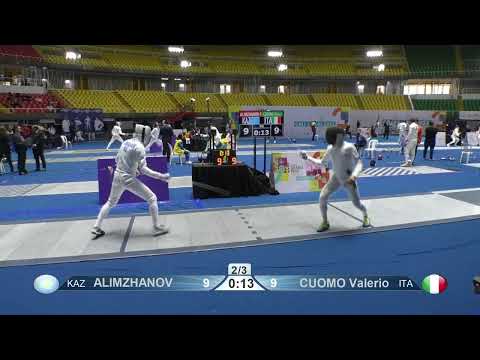 2023 113 T64 02 M E Individual Cali COL GP BLUE CUOMO ITA vs ALIMZHANOV KAZ