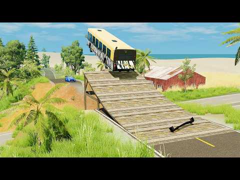 Mobil vs Ramp #18 - BeamNG Drive