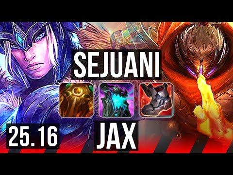 SEJUANI vs JAX (TOP) | NA Grandmaster | 25.16