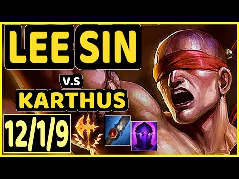 MEMENTO (LEE SIN) vs KARTHUS - 12/1/9 KDA JUNGLE CHALLENGER GAMEPLAY - EUW