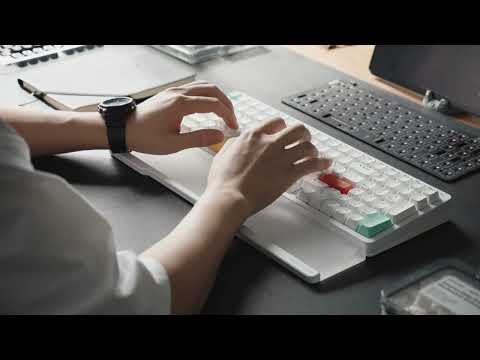 NuPhy Halo96 Typing Sound Test - Night Breeze & Rose Glacier