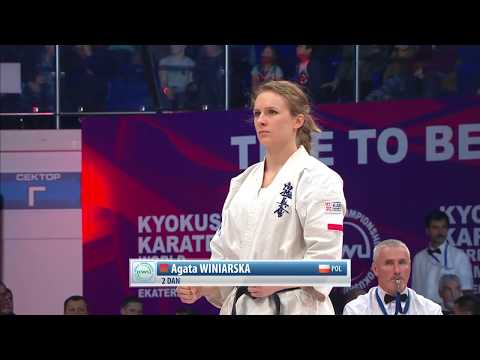 The 3rd KWUCHAMP 2017 Final Women -70Kg. Agata Winiarska vs. Julie Lamarre