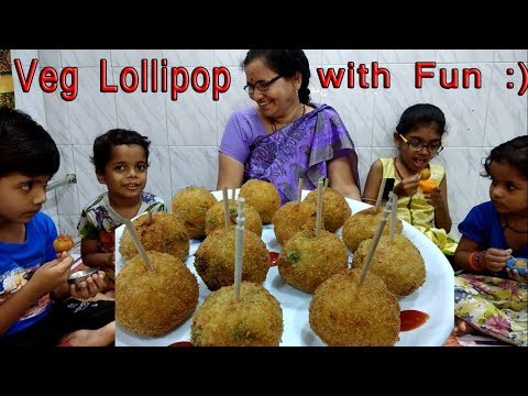 Veg Lollipop Recipe | How to make Vegetable Lollipop | Shubhangi Keer Recipe in Marathi Video
