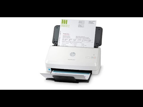 Skeneris Hewlett Packard (HP) HP ScanJet Pro N4000 snw1 skaitytuvas – A4 spalvotas 600 dpi, lapų tiekimo nuskaitymas, automatinis dokumentų tiektuvas, automatinis dvipusis, OCR / nuskaitymas į tekstą, 40 ppm, 4000 puslapių per dieną video